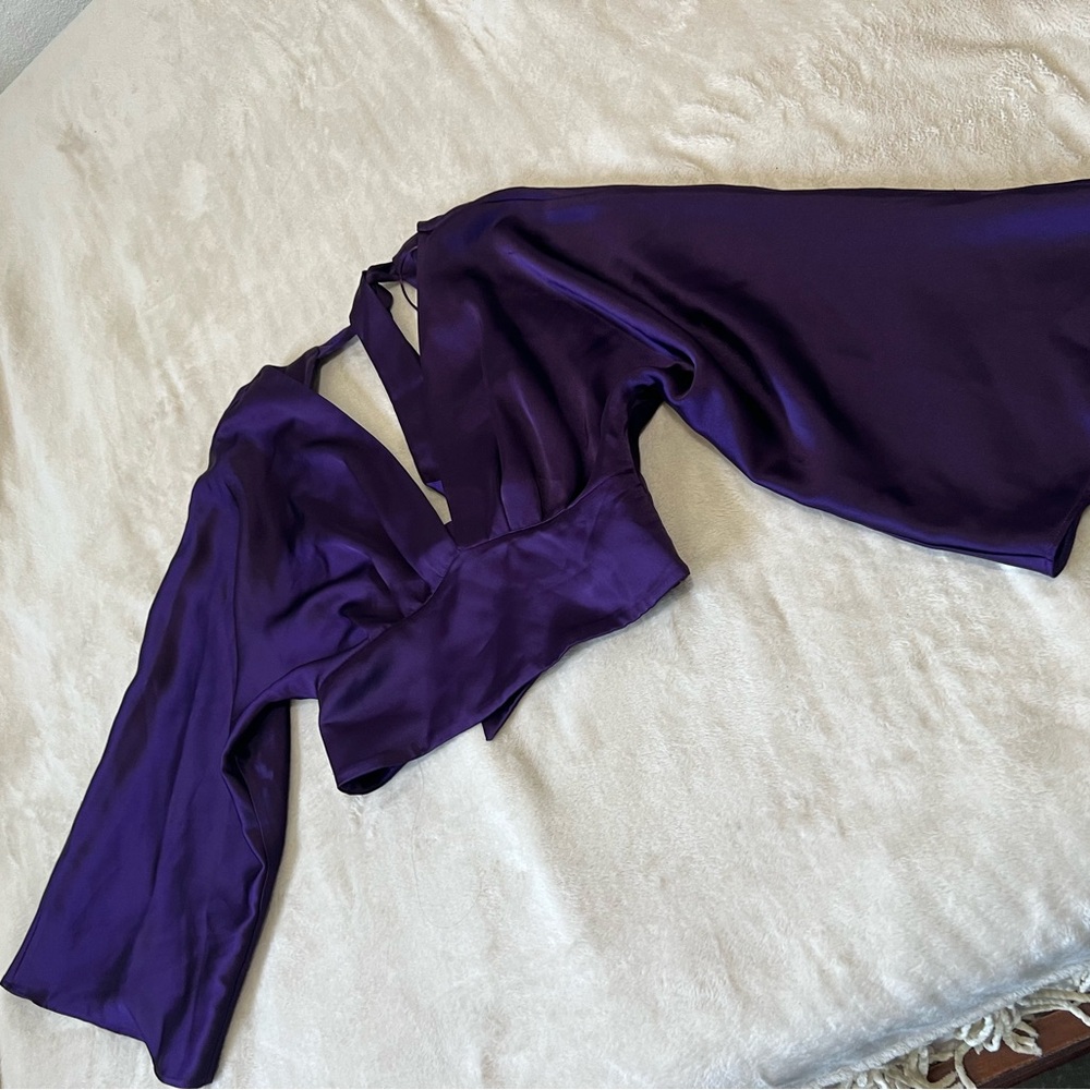 Zara cropped blouse